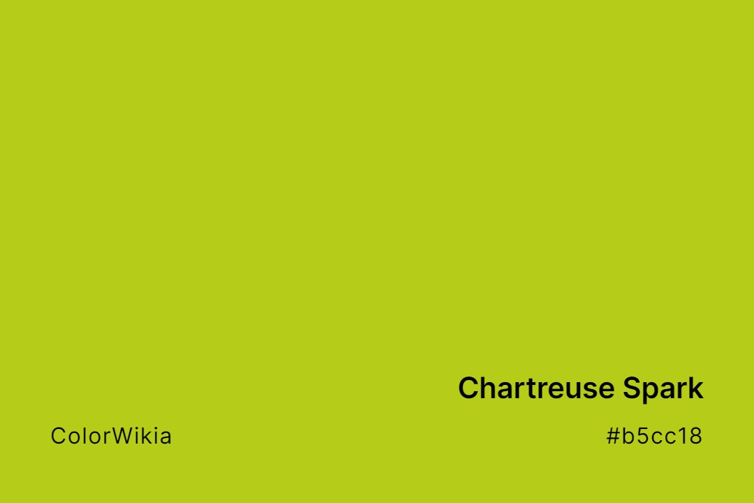 chartreuse spark color b5cc18