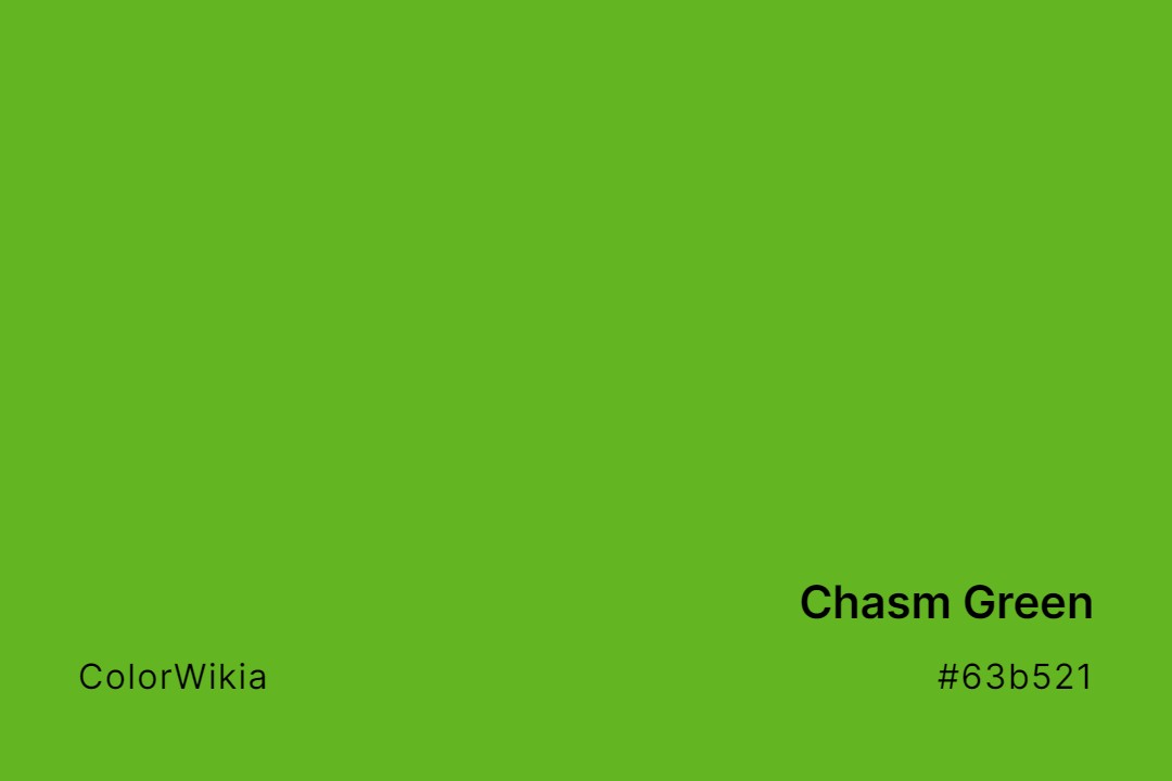 Chasm Green Color – #63b521: Codes and Complete Breakdown