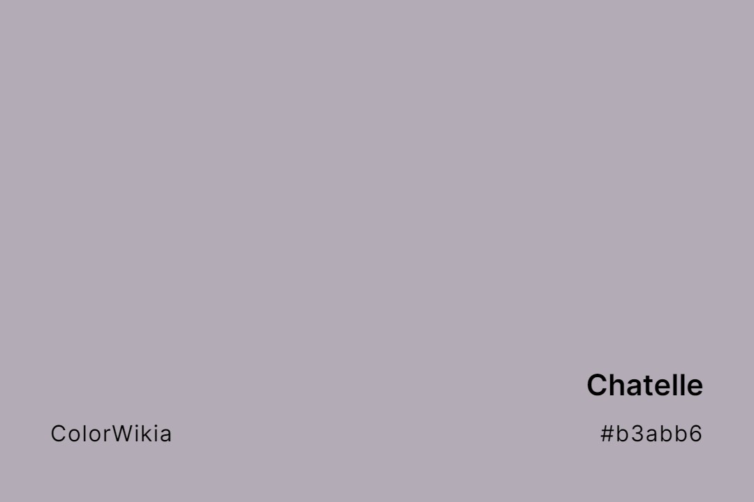 Chatelle Color – #b3abb6: Codes and Complete Breakdown