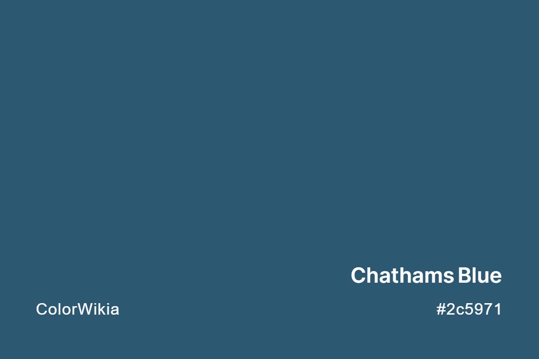 Chathams Blue Color – #2c5971: Codes and Complete Breakdown