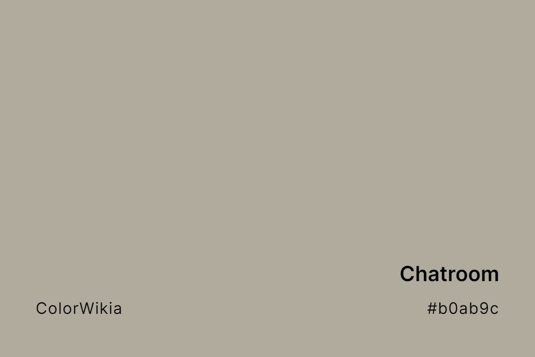 Chatroom Color – #b0ab9c: Codes and Complete Breakdown