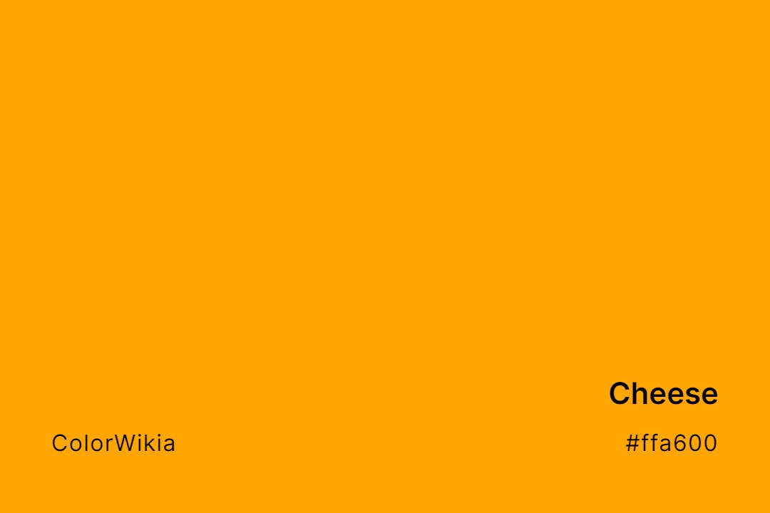 cheese color ffa600