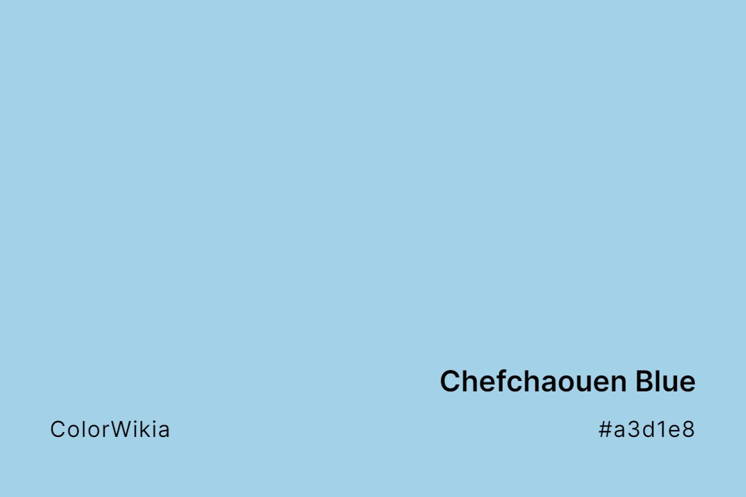 Chefchaouen Blue Color – #a3d1e8: Codes and Complete Breakdown