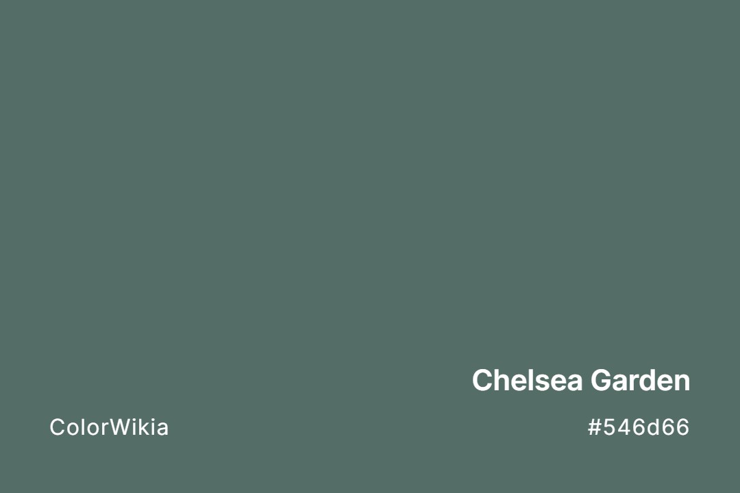Chelsea Garden Color – #546d66: Codes and Complete Breakdown