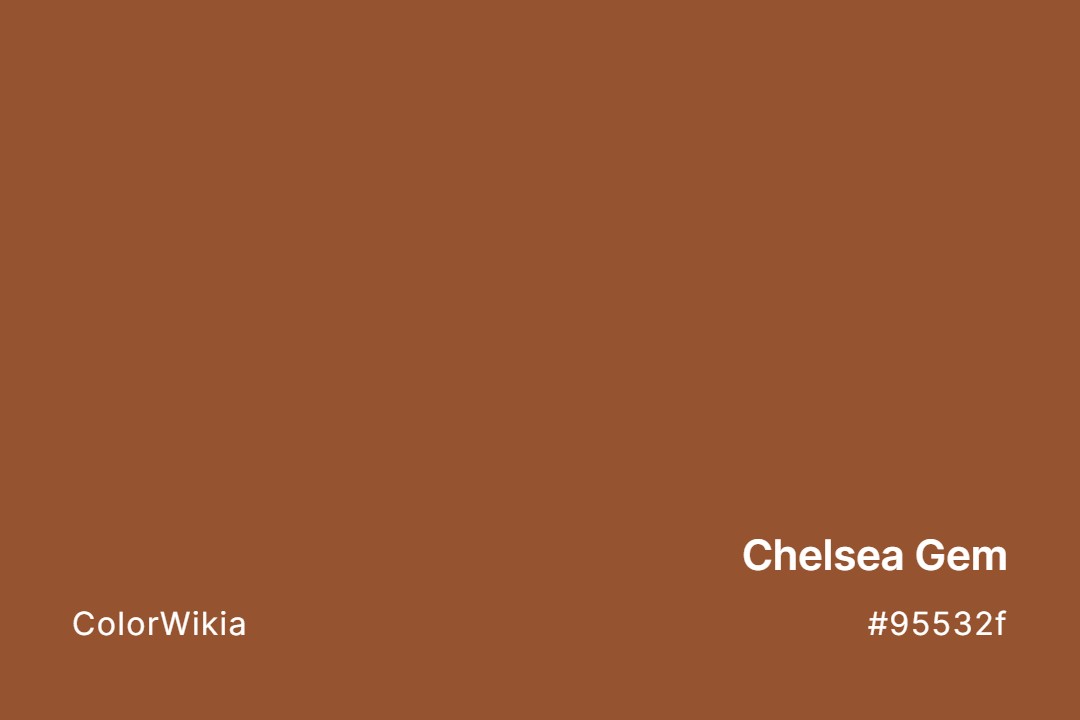 Chelsea Gem Color – #95532f: Codes and Complete Breakdown