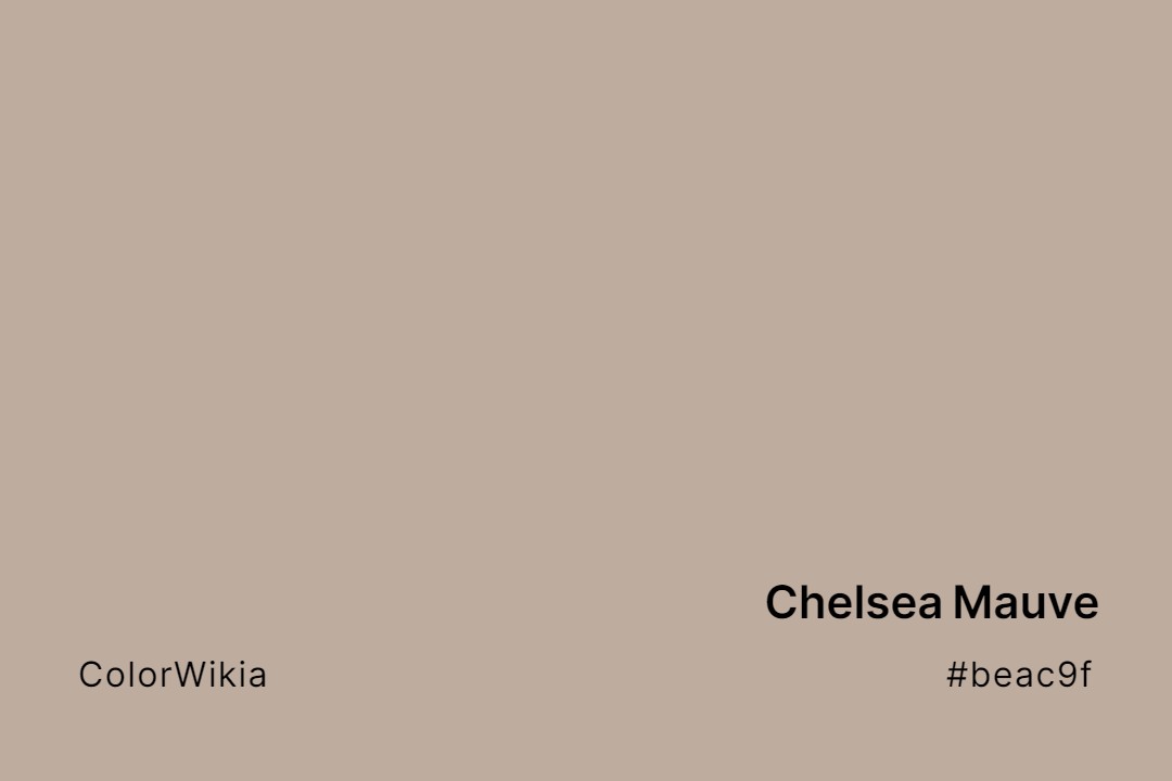 Chelsea Mauve Color – #beac9f: Codes and Complete Breakdown