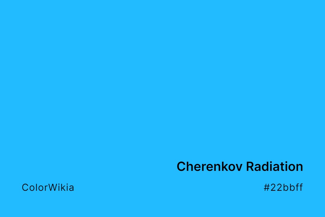 Cherenkov Radiation Color – #22bbff: Codes and Complete Breakdown