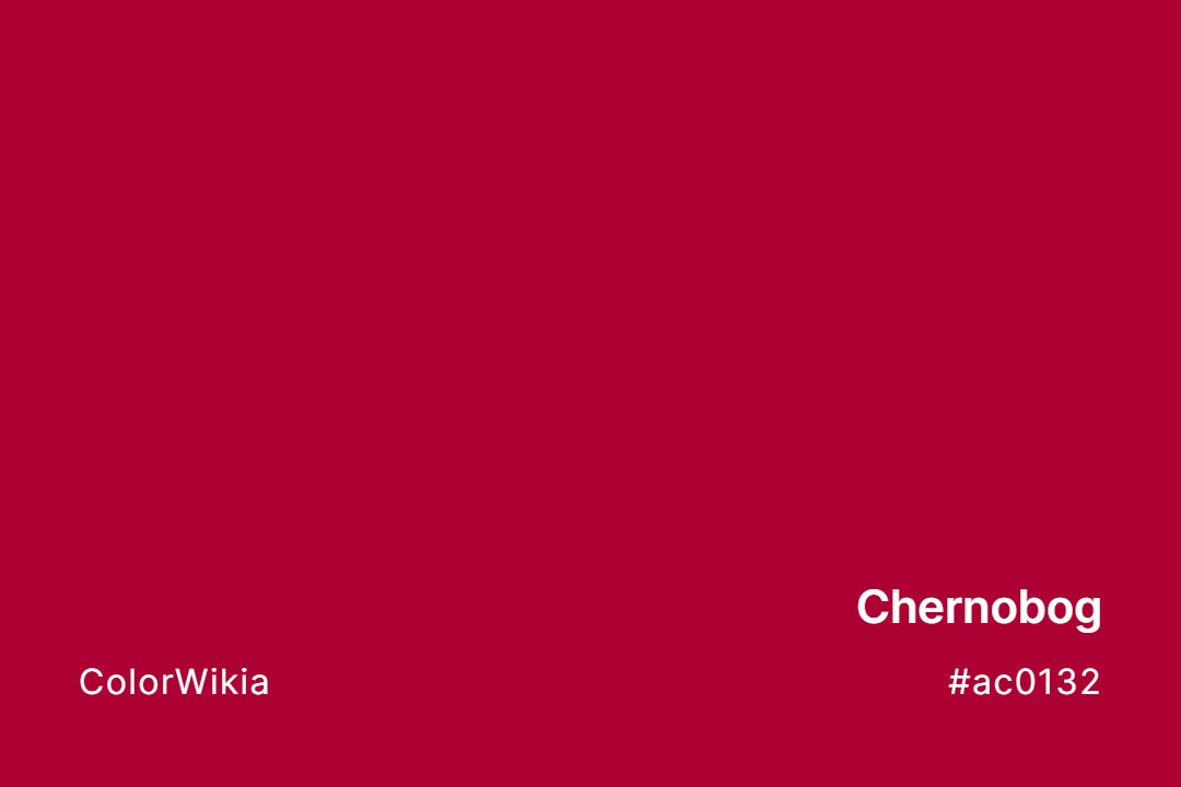 Chernobog Color – #ac0132: Codes and Complete Breakdown