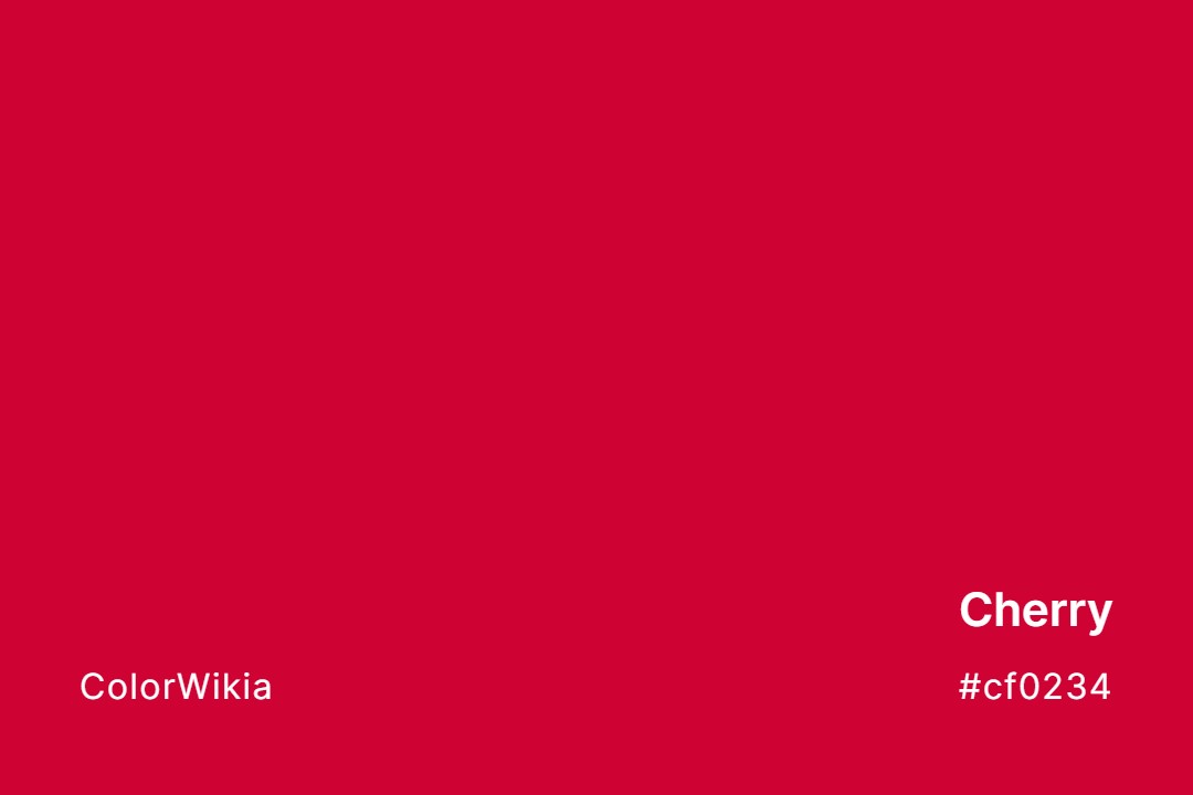 cherry color cf0234