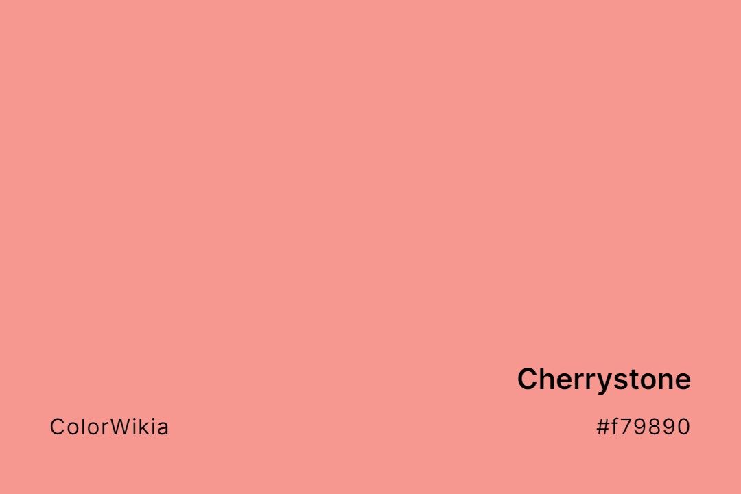 Cherrystone Color – #f79890: Codes and Complete Breakdown