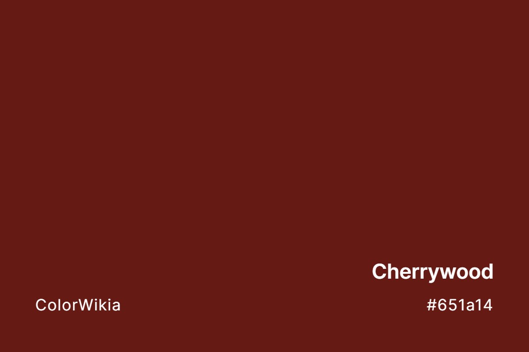 Cherrywood Color – #651a14: Codes and Complete Breakdown