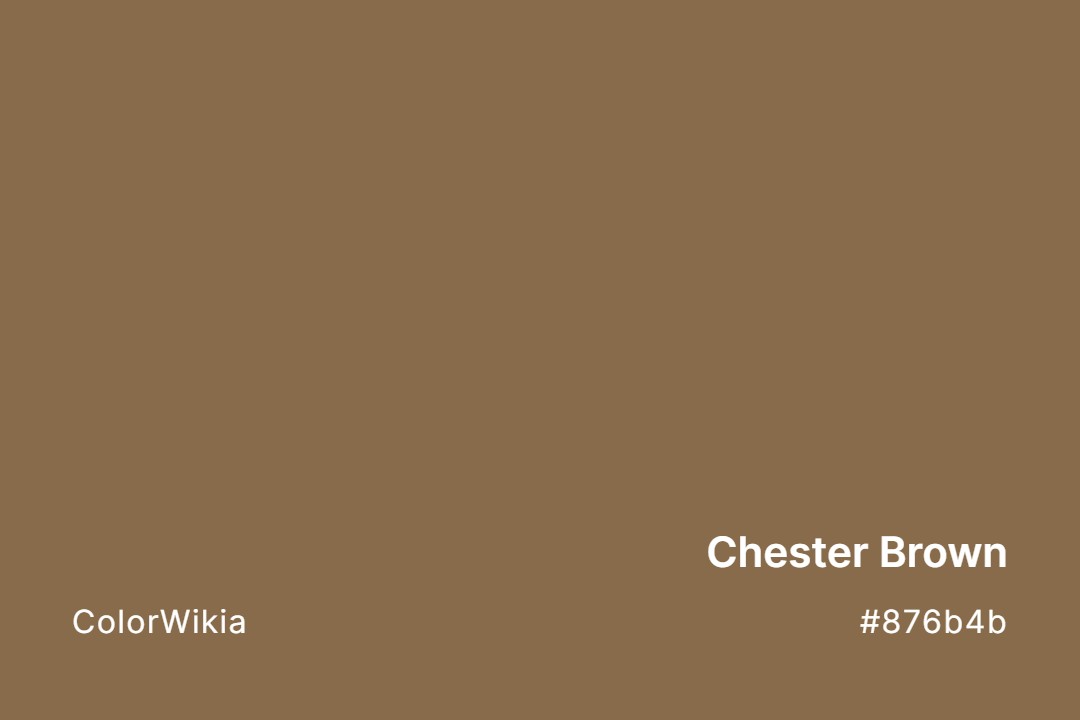 Chester Brown Color – #876b4b: Codes and Complete Breakdown