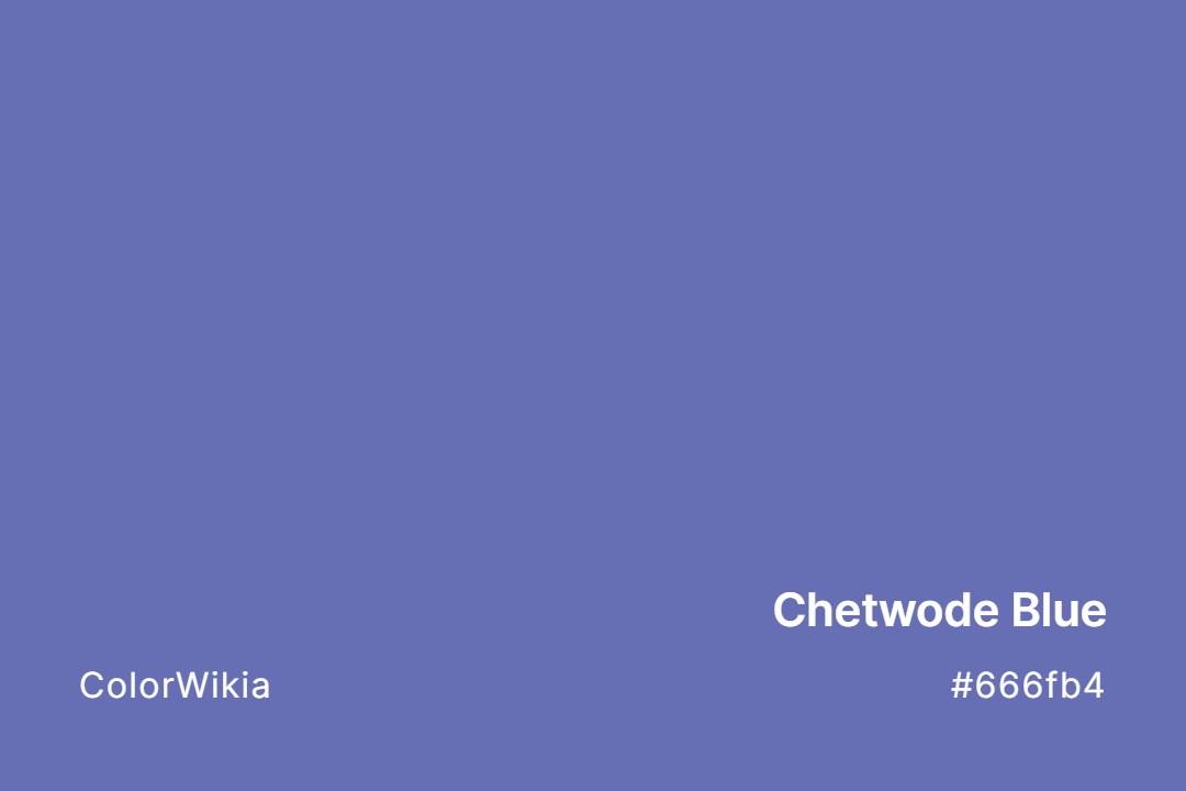 Chetwode Blue Color – #666fb4: Codes and Complete Breakdown