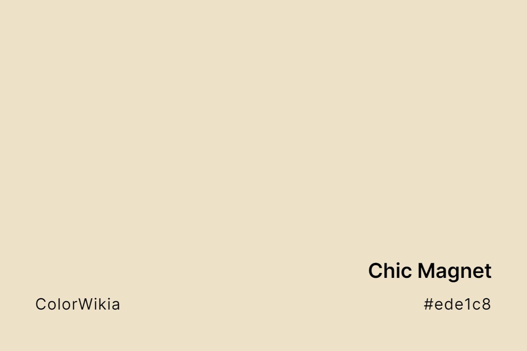 chic magnet color ede1c8