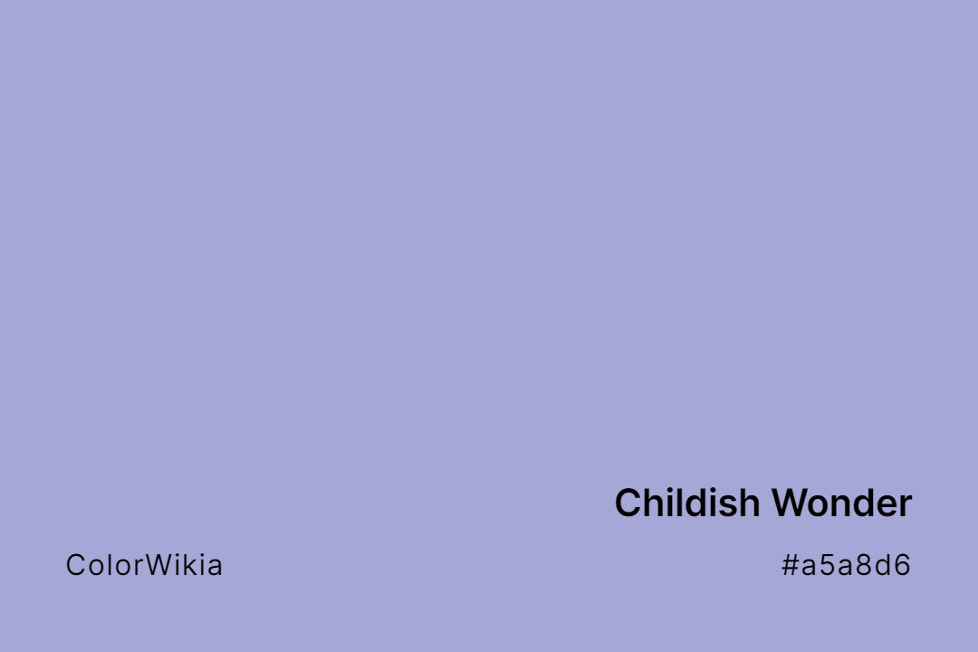 Childish Wonder Color – #a5a8d6: Codes and Complete Breakdown