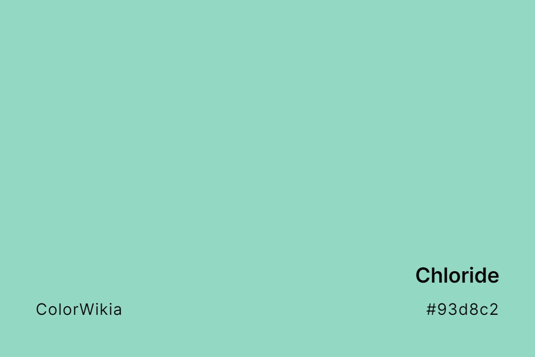 Chloride Color – #93d8c2: Codes and Complete Breakdown