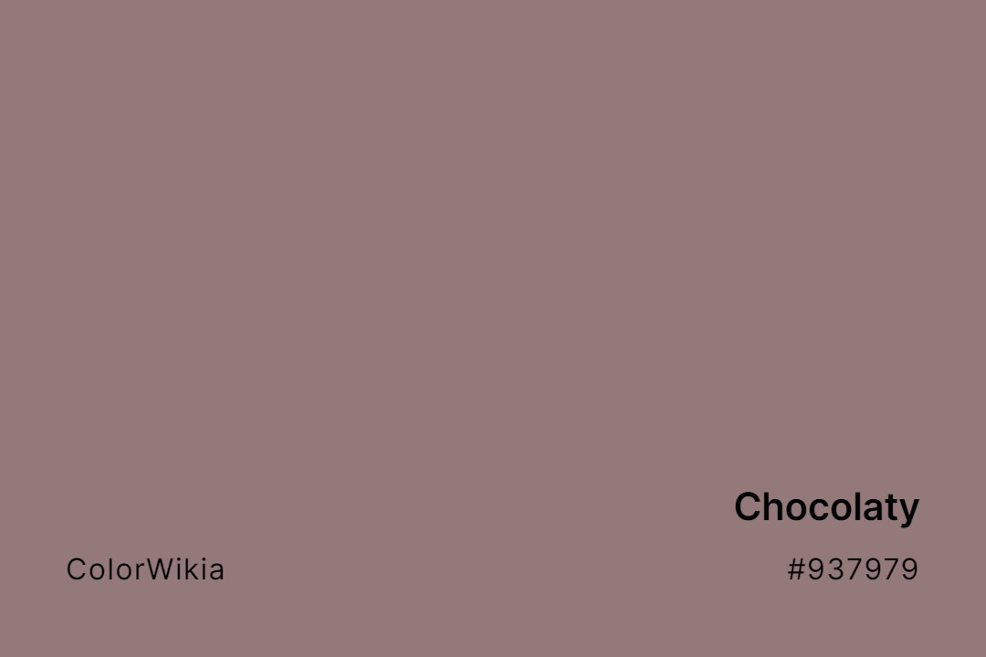Chocolaty Color – #937979: Codes and Complete Breakdown