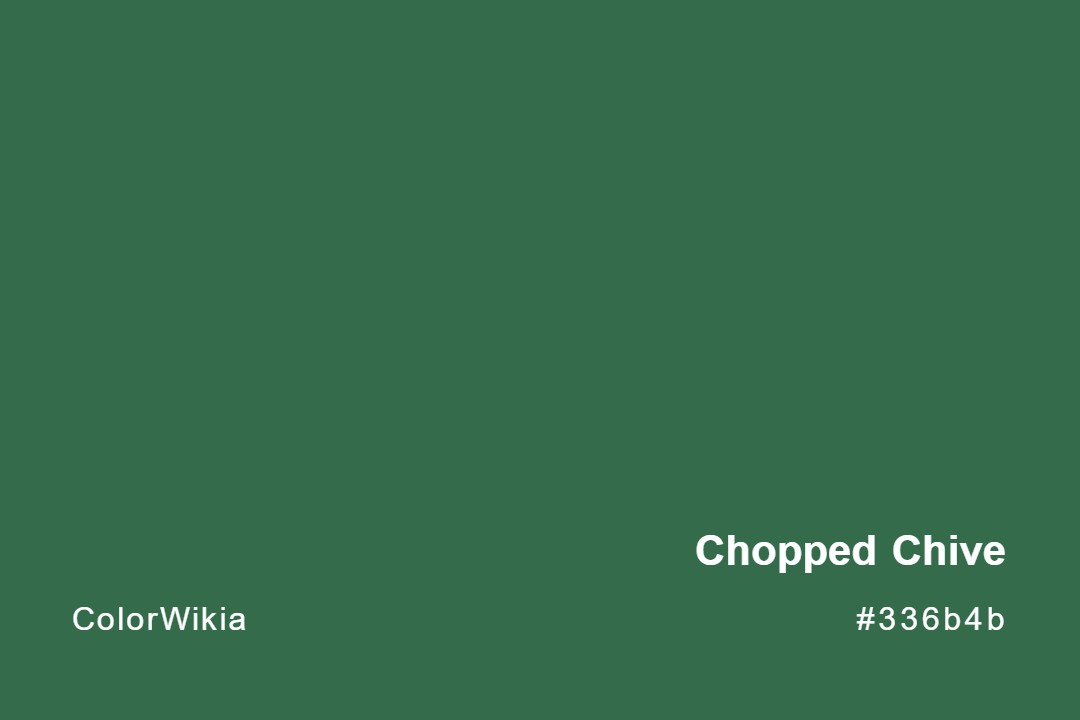 chopped chive color 336b4b