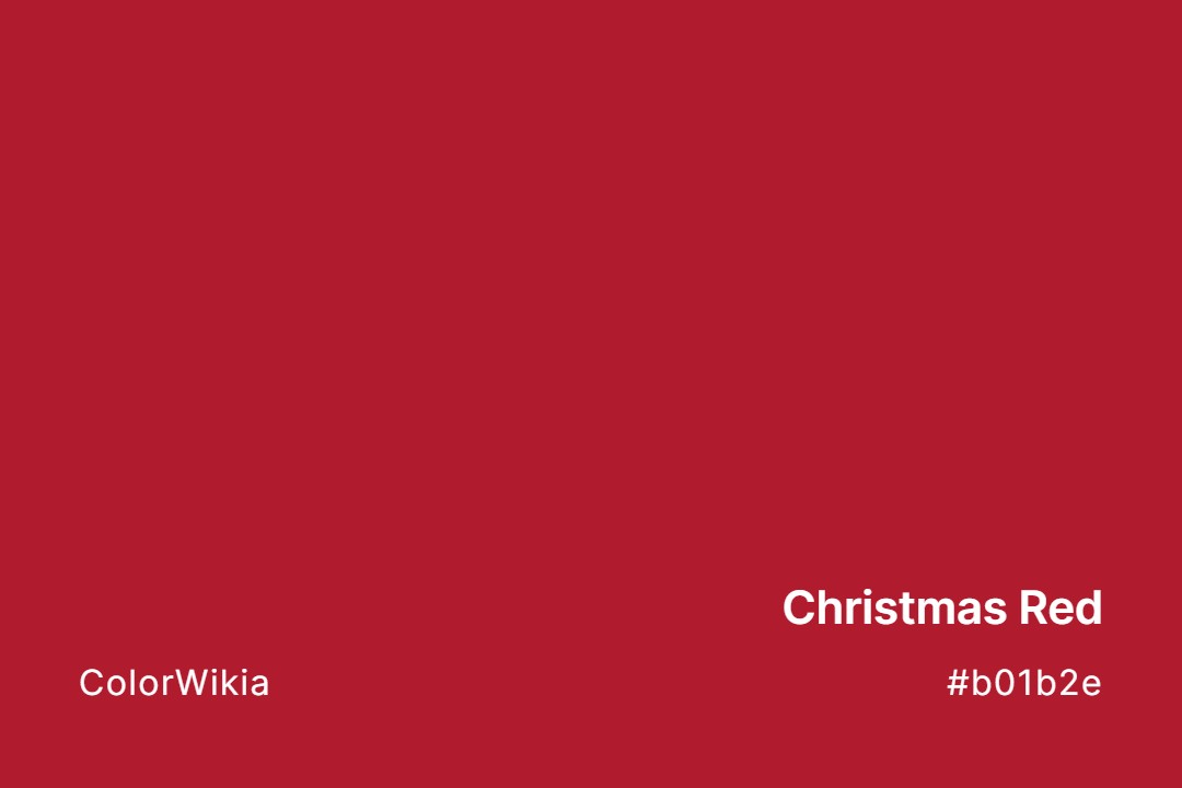 christmas red color b01b2e
