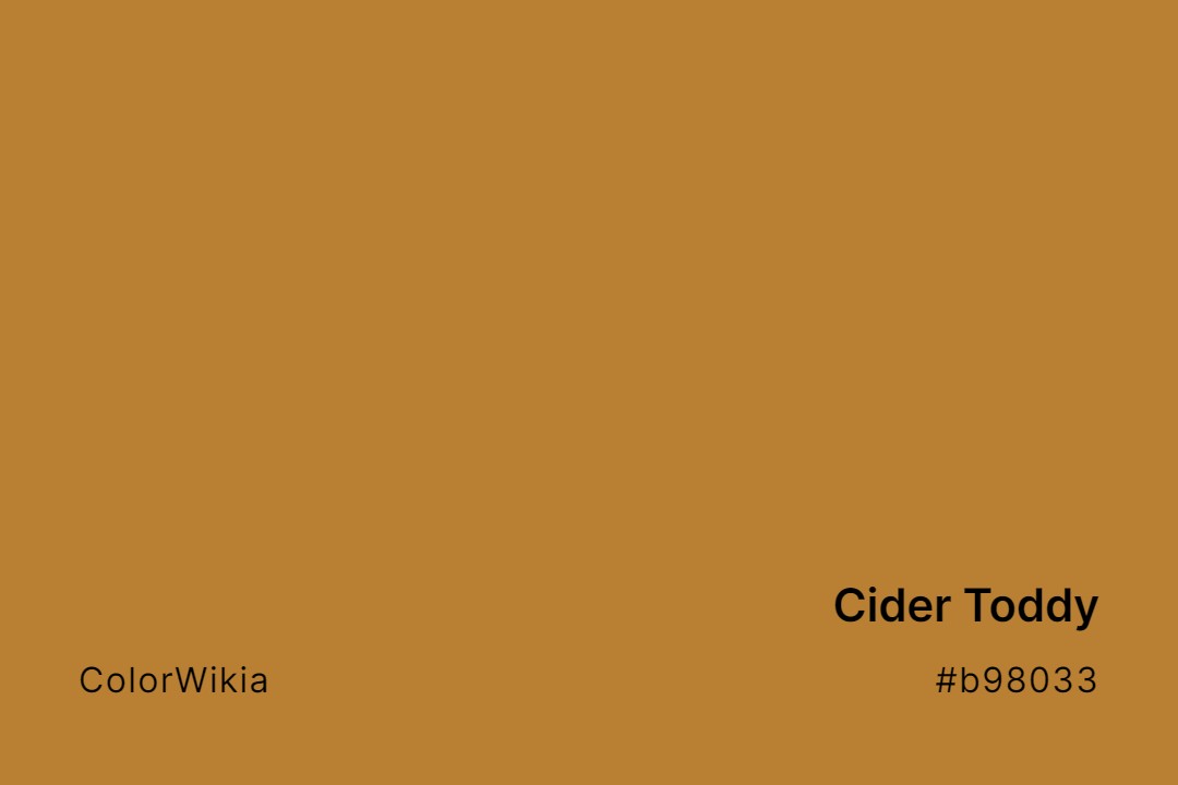 cider toddy color b98033