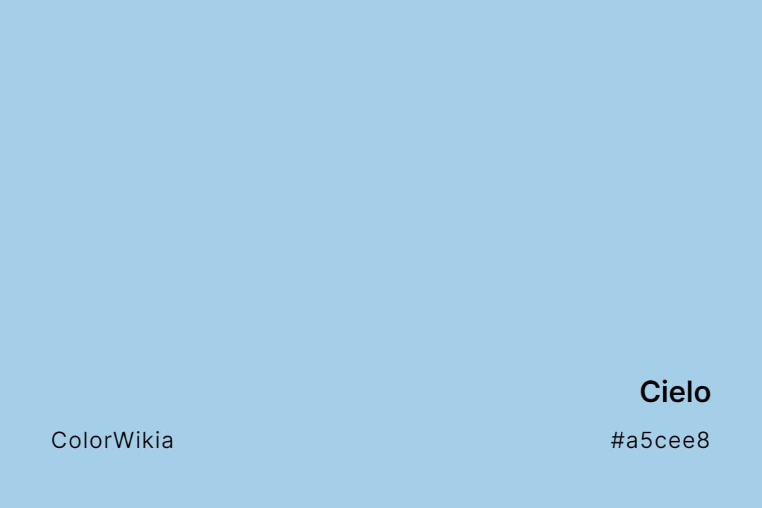 Cielo Color – #a5cee8: Codes and Complete Breakdown