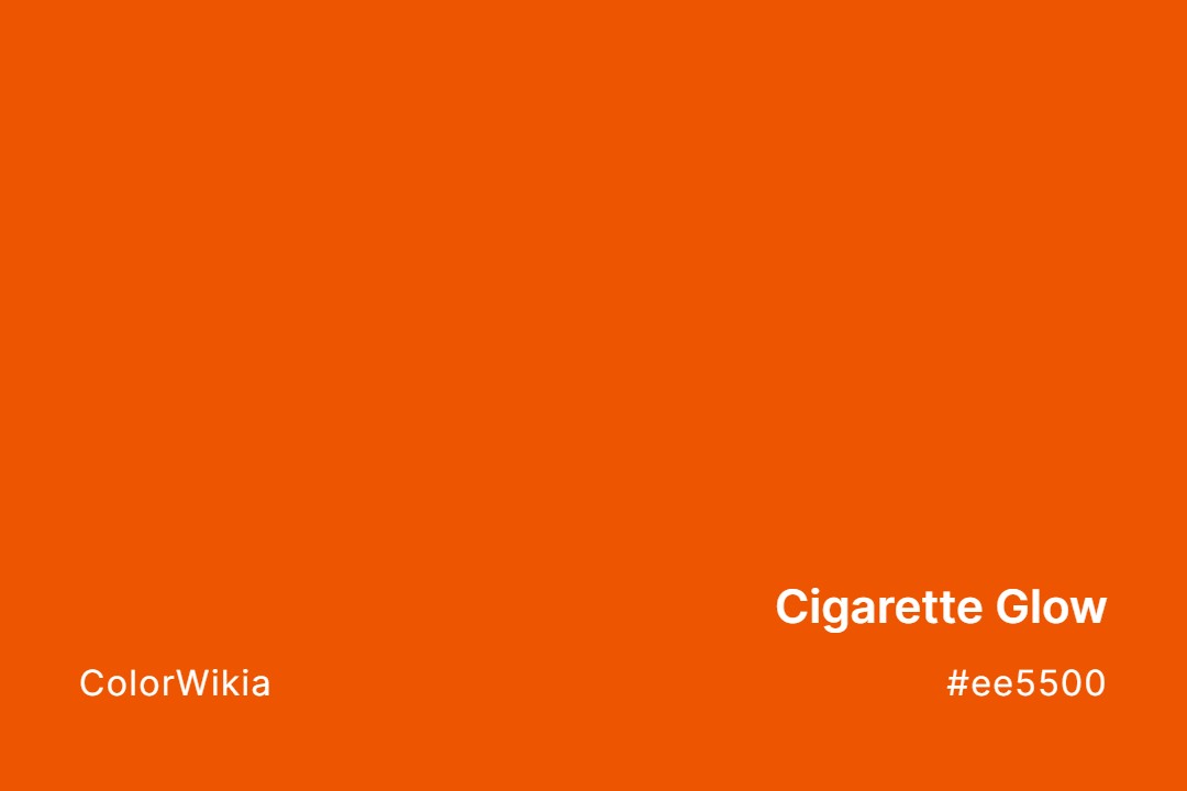 Cigarette Glow Color – #ee5500: Codes and Complete Breakdown