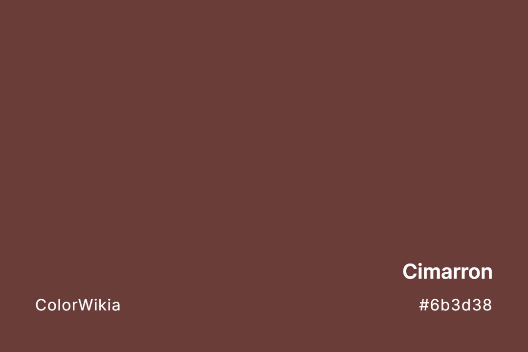 Cimarron Color – #6b3d38: Codes and Complete Breakdown