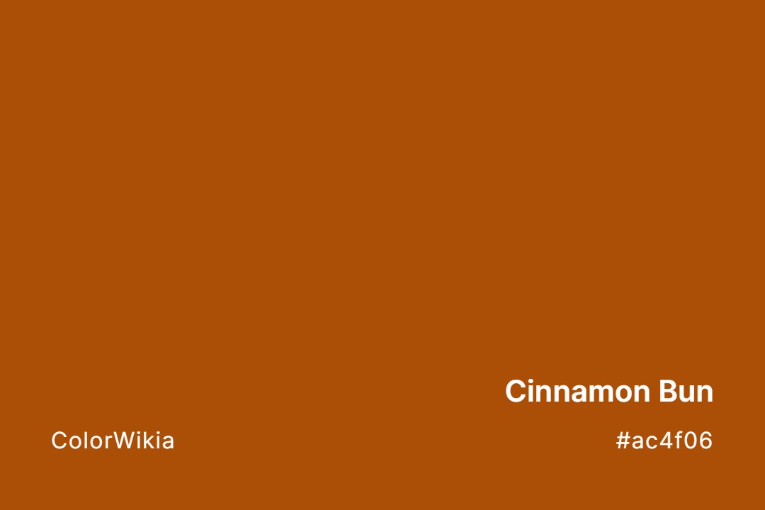Cinnamon Bun Color – #ac4f06: Codes and Complete Breakdown