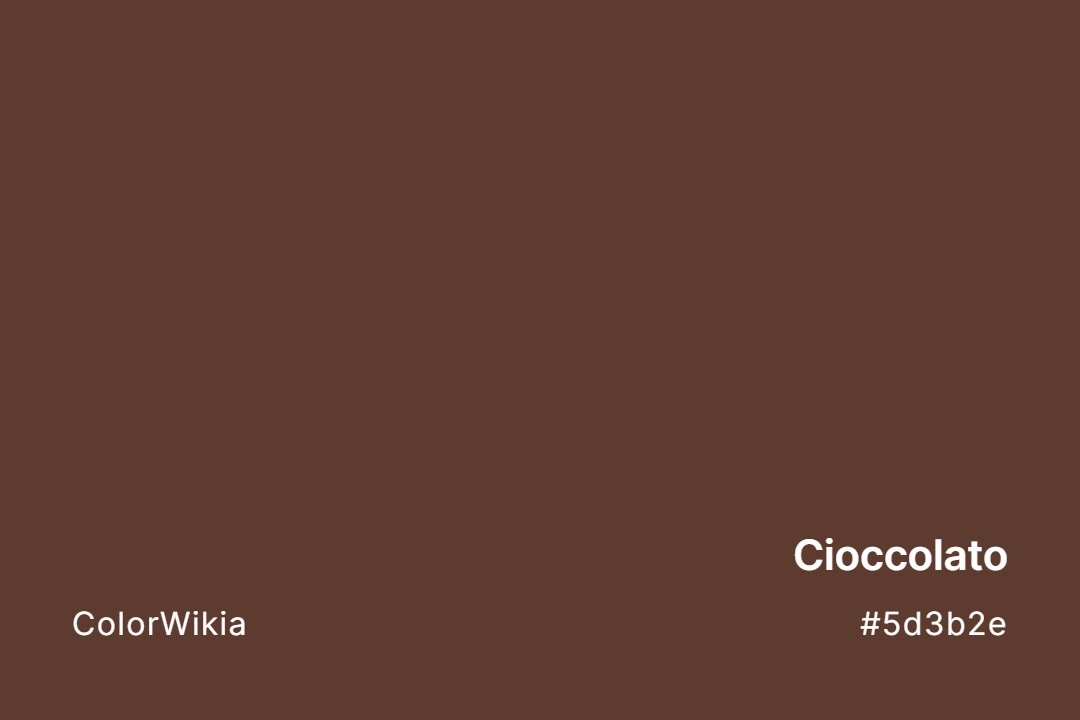 Cioccolato Color – #5d3b2e: Codes and Complete Breakdown