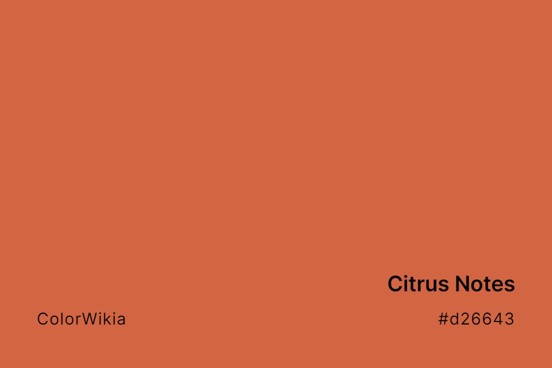 citrus notes color d26643