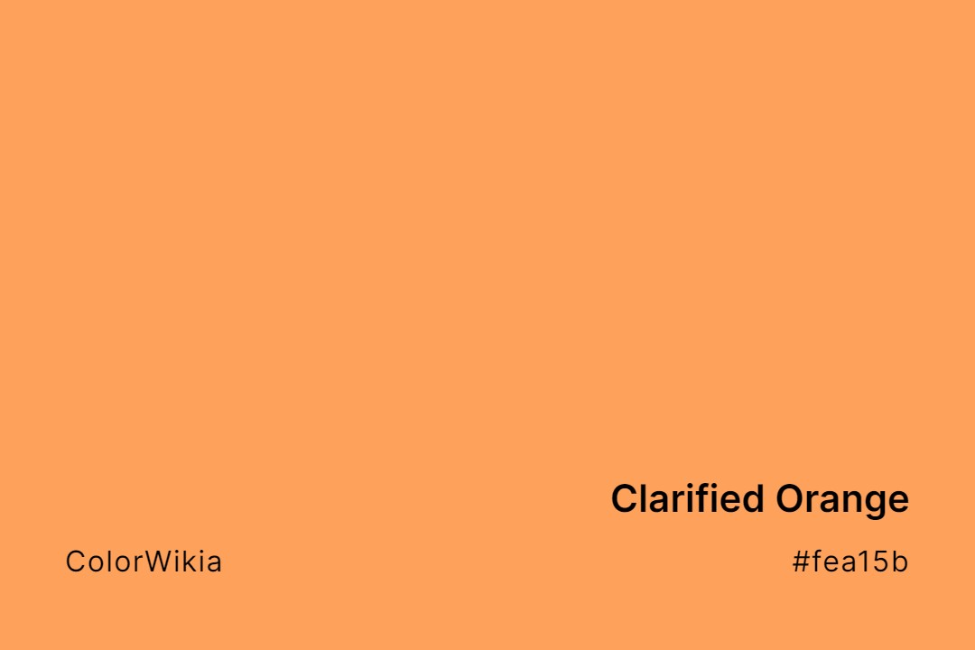 Clarified Orange Color – #fea15b: Codes and Complete Breakdown