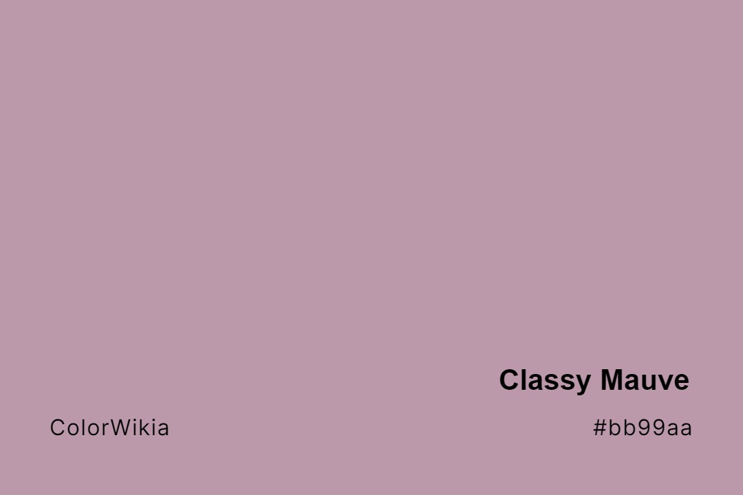 Classy Mauve Color – #bb99aa: Codes and Complete Breakdown