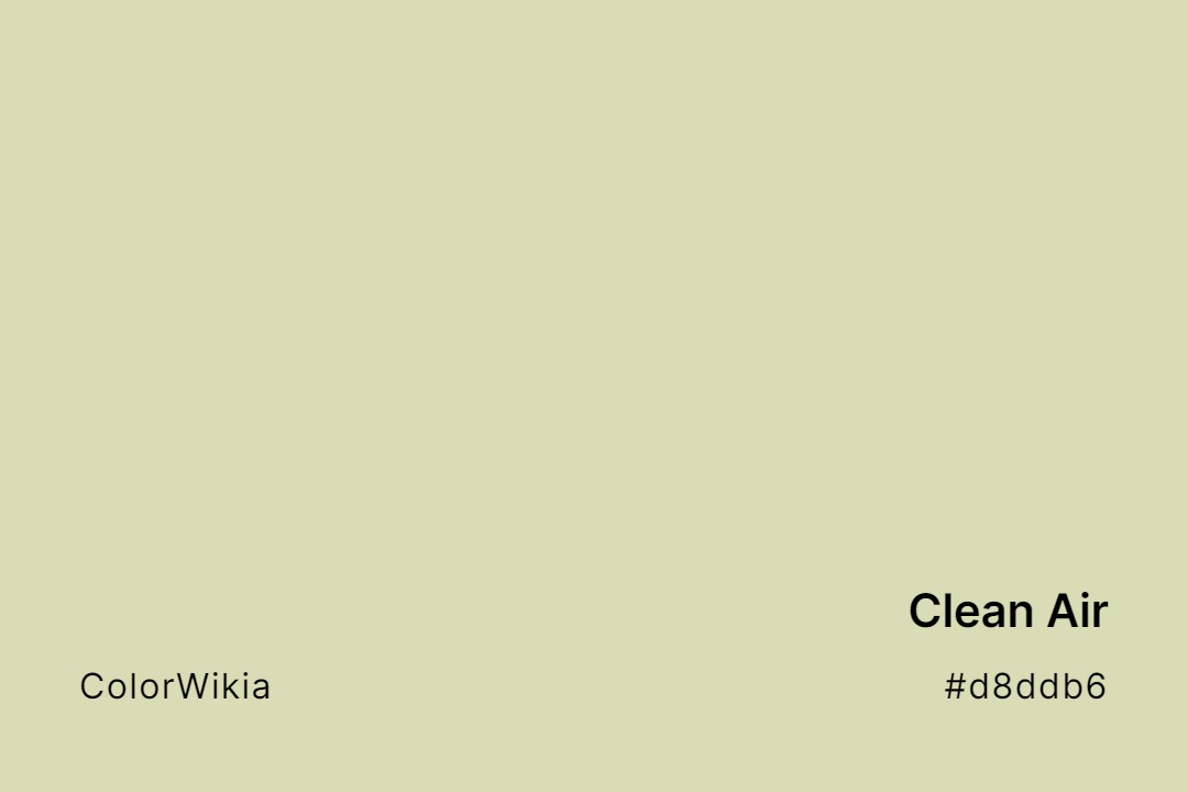 Clean Air Color – #d8ddb6: Codes and Complete Breakdown