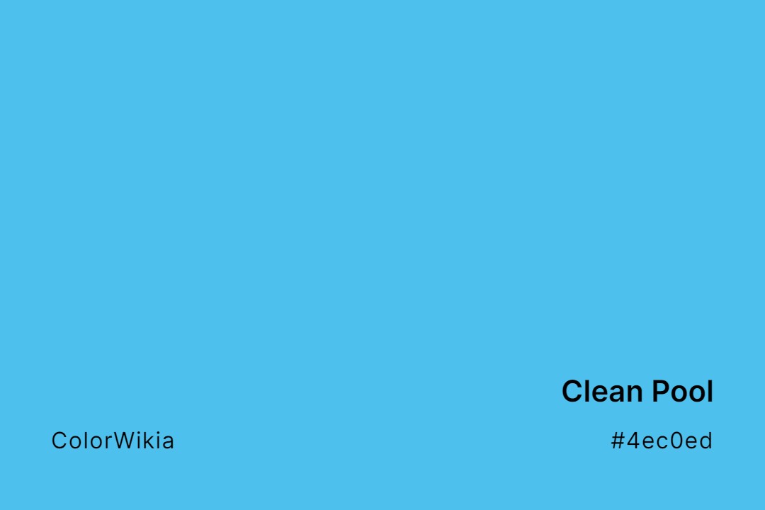 Clean Pool Color – #4ec0ed: Codes and Complete Breakdown