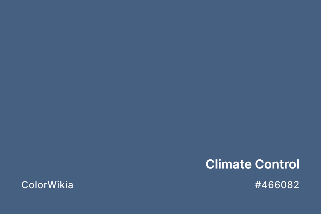 Climate Control Color – #466082: Codes and Complete Breakdown