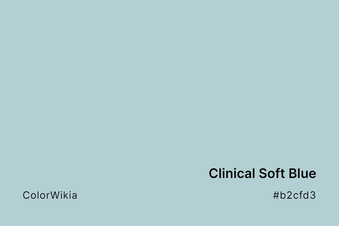 Clinical Soft Blue Color – #b2cfd3: Codes and Complete Breakdown