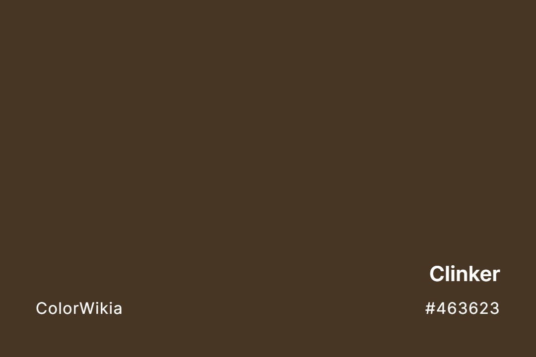 Clinker Color – #463623: Codes and Complete Breakdown