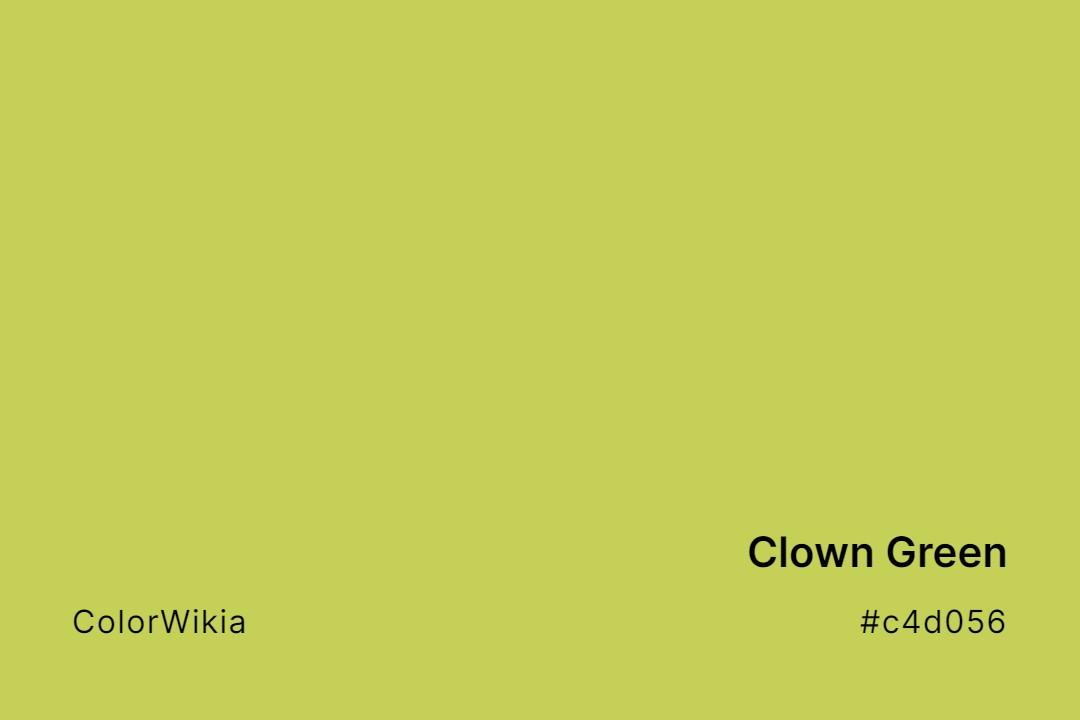 Clown Green Color – #c4d056: Codes and Complete Breakdown