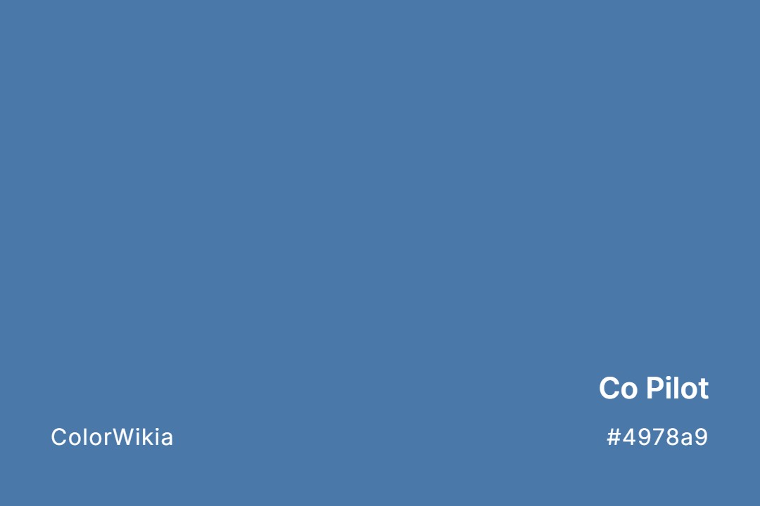 Co Pilot Color – #4978a9: Codes and Complete Breakdown