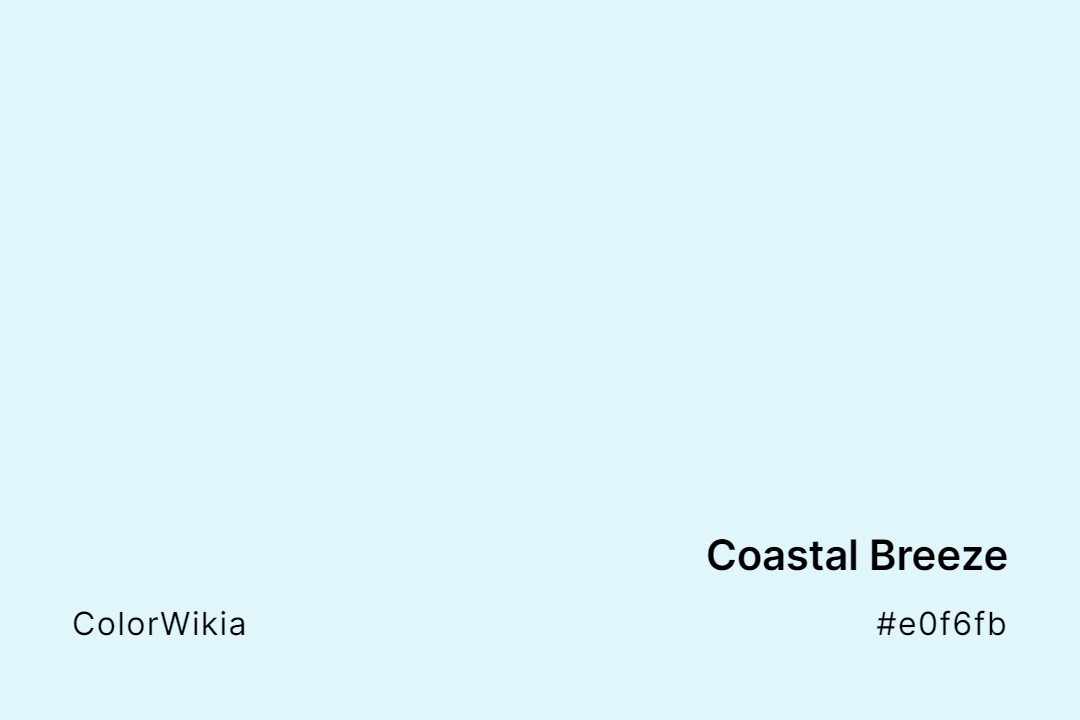coastal breeze color e0f6fb