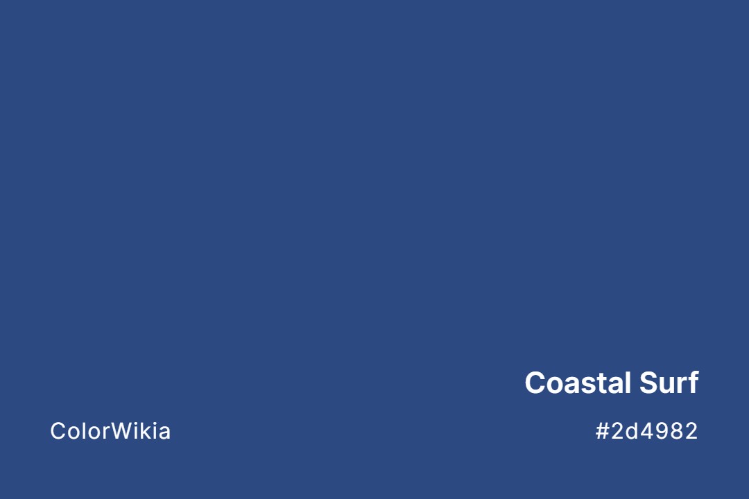 coastal surf color 2d4982