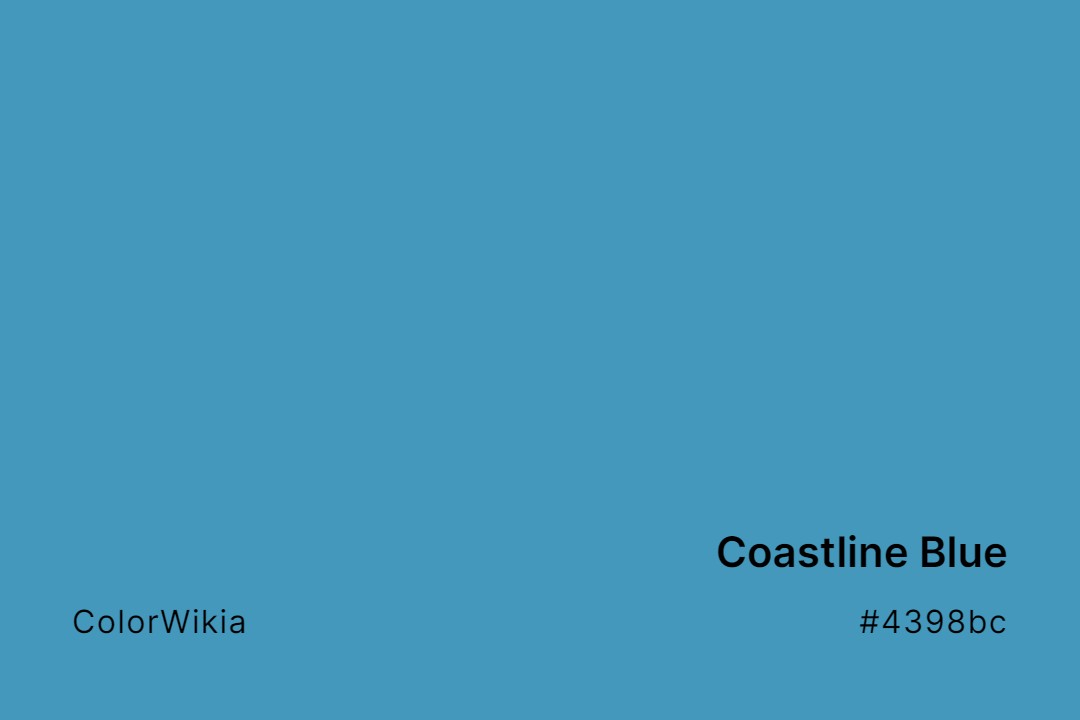 Coastline Blue Color – #4398bc: Codes and Complete Breakdown