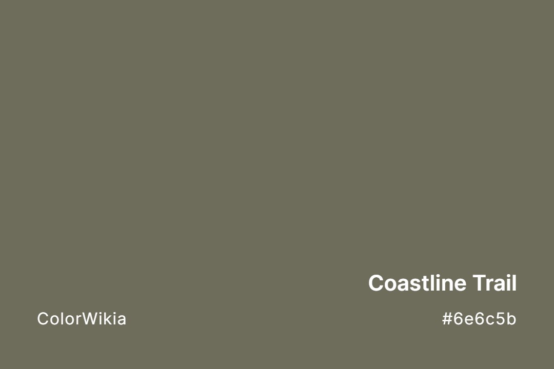 Coastline Trail Color – #6e6c5b: Codes and Complete Breakdown