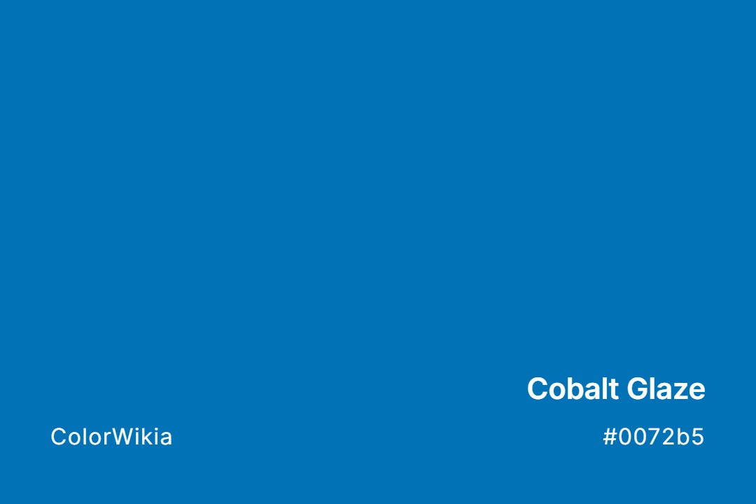 Cobalt Glaze Color – #0072b5: Codes and Complete Breakdown
