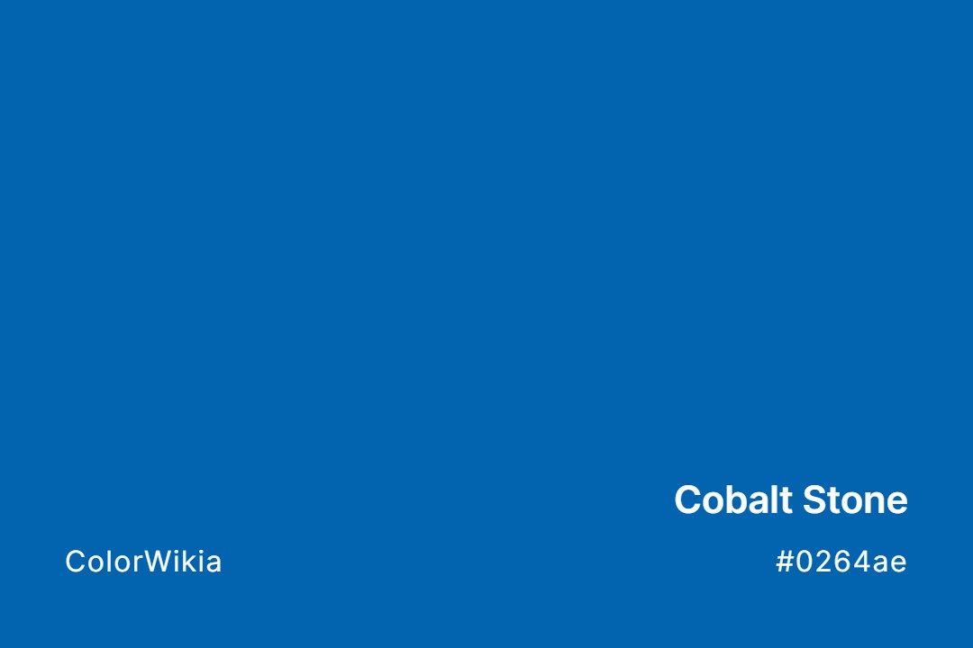 Cobalt Stone Color – #0264ae: Codes and Complete Breakdown