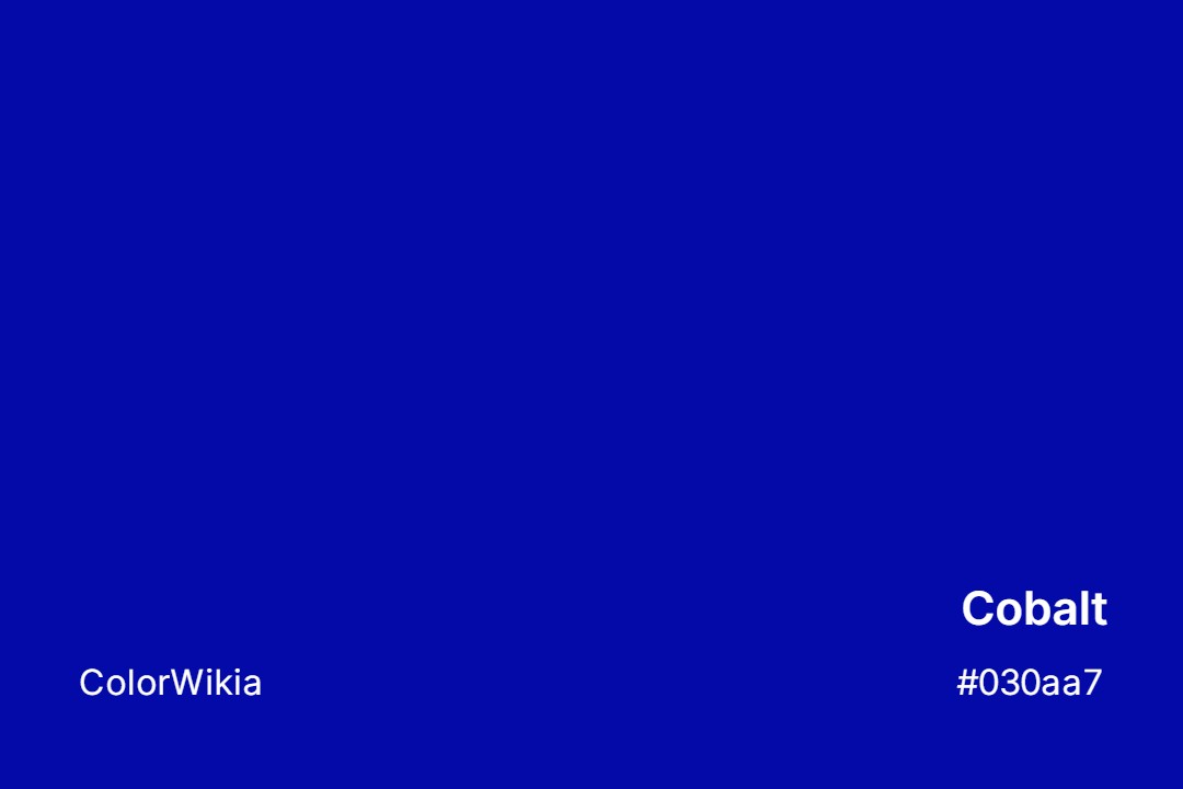 Cobalt Color – #030aa7: Codes and Complete Breakdown