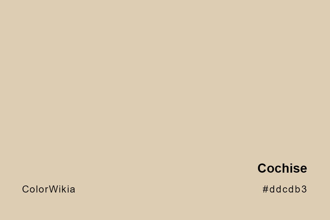 Cochise Color – #ddcdb3: Codes and Complete Breakdown