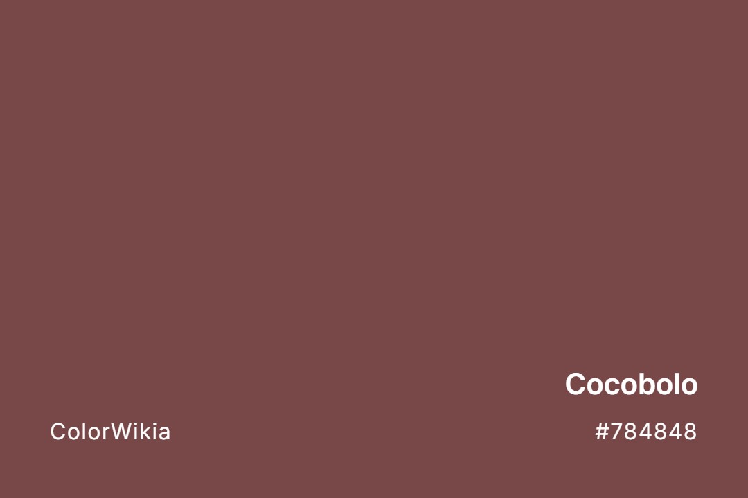 Cocobolo Color – #784848: Codes and Complete Breakdown