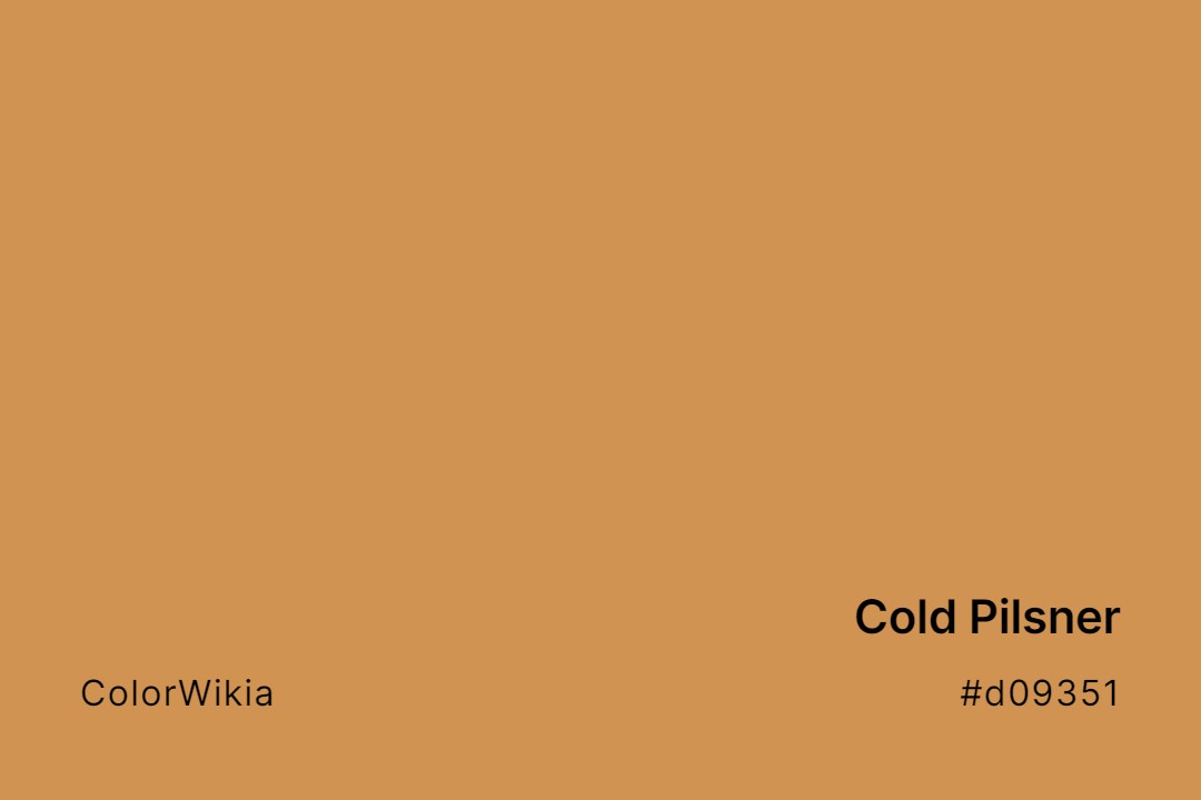 Cold Pilsner Color – #d09351: Codes and Complete Breakdown