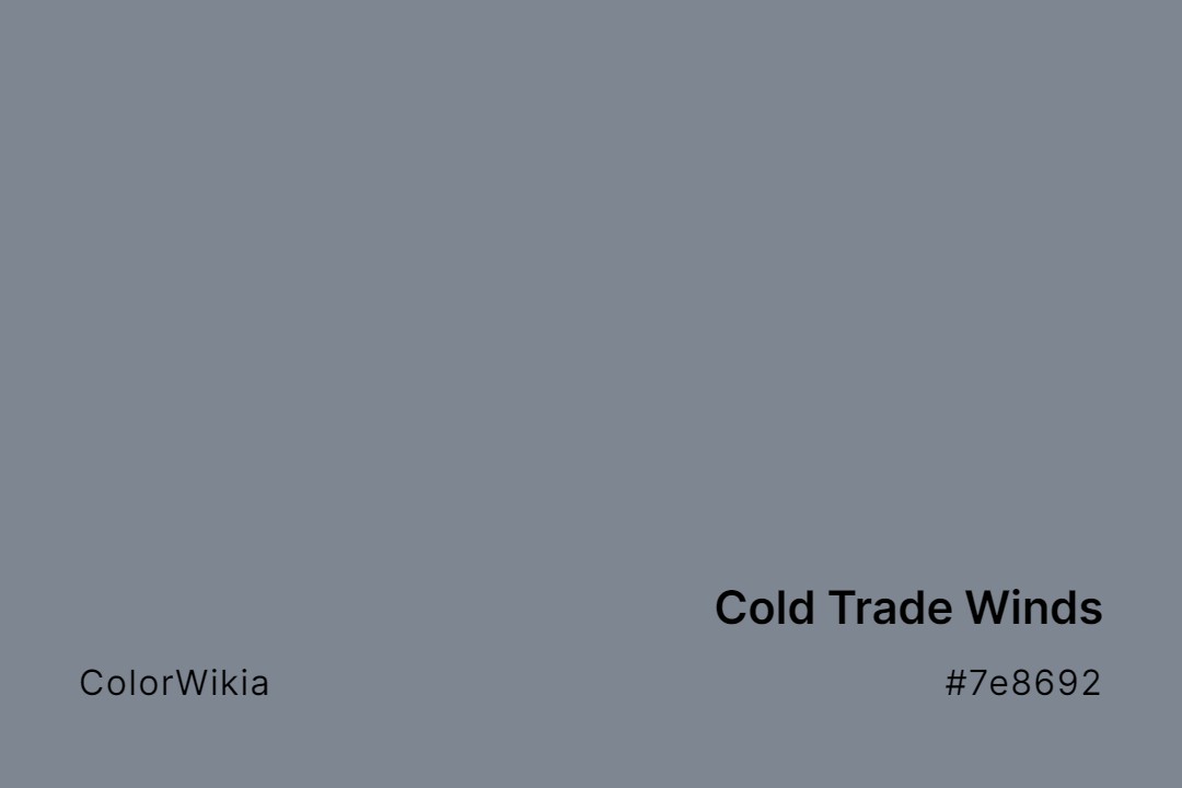 cold trade winds color 7e8692